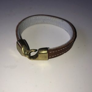 Leather Bracelet Lemon and Line